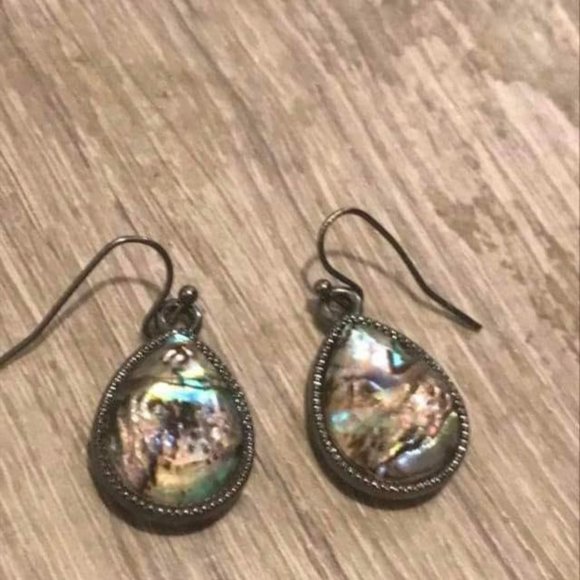 Women's green deer maxi dress size small free earrings with purchase formal - Picture 5 of 5